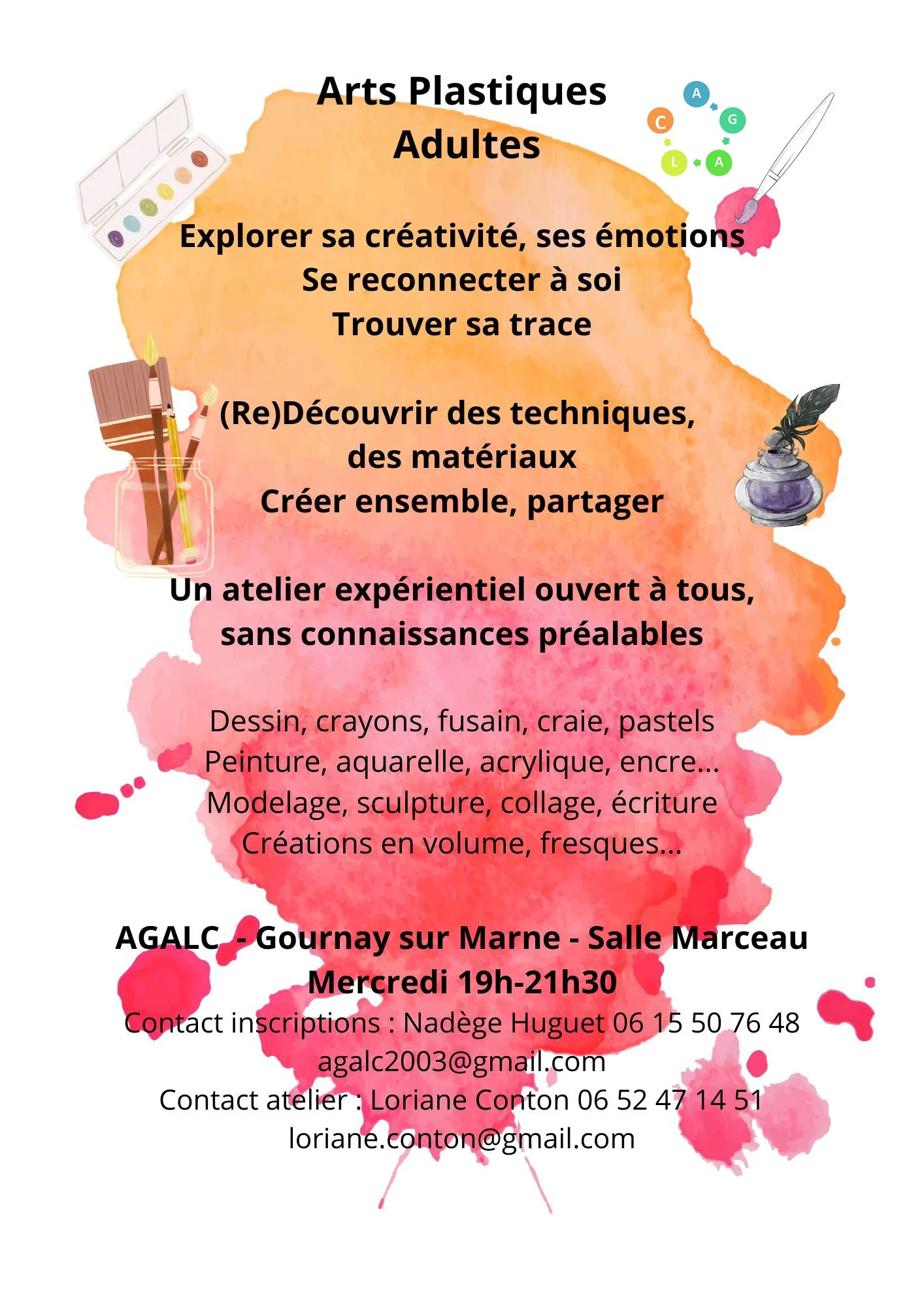 Arts plastiques adultes Loriane